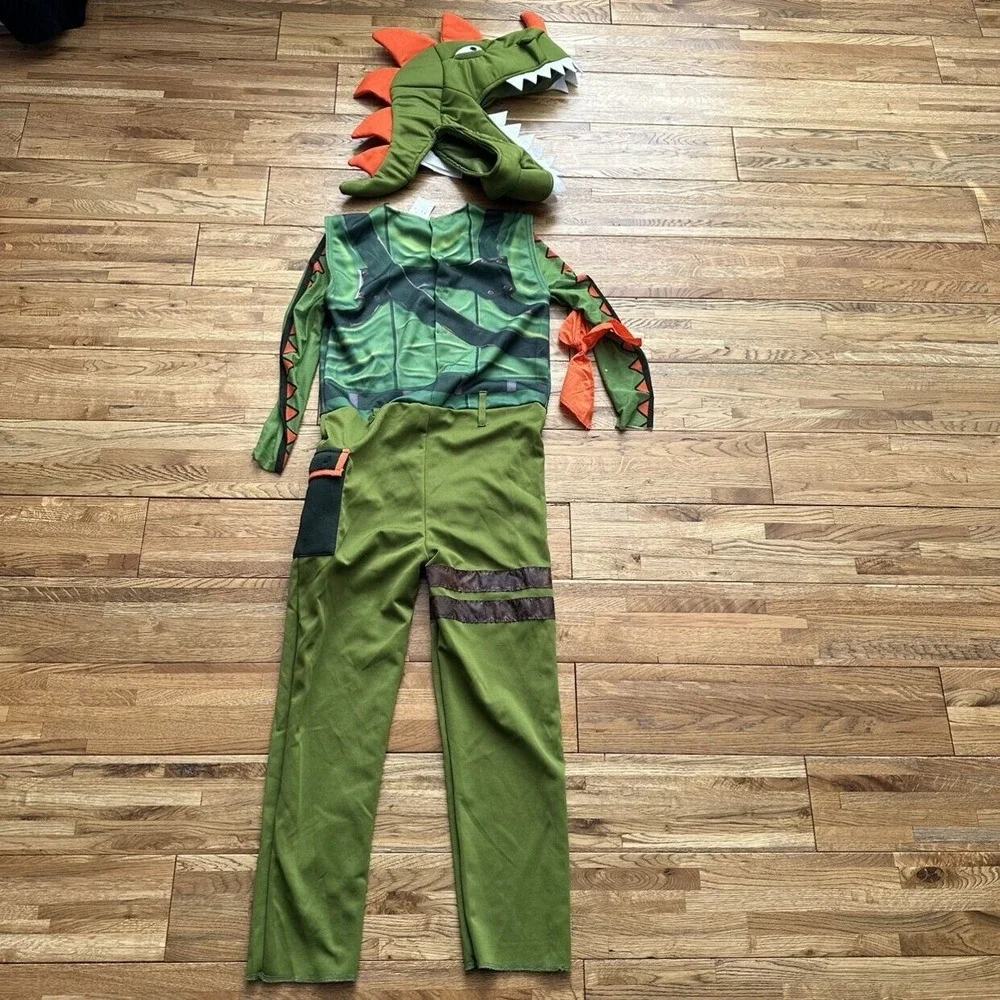 Fortnite Rex Dinosaur Costume‎ Size M 8-10
